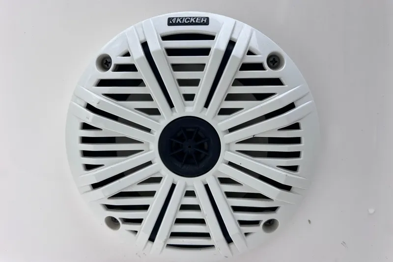 Slide: The Image of White Kicker speaker on 2020 Sea Fox 228 Commander boat. - 59