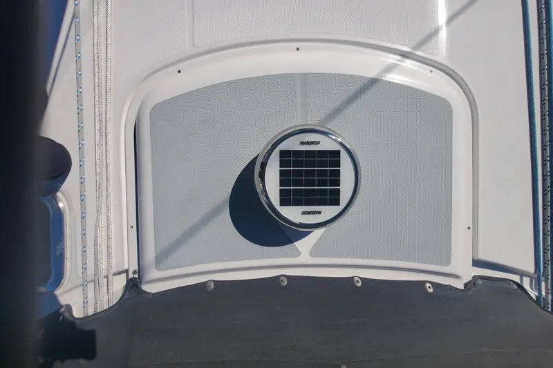 Slide: The Image of Solar vent on 2003 Hunter 426 Deck Salon yacht deck. - 32