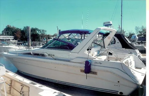 Slide: The Image of Sea Ray 310 Express Cruiser 1990 - 0