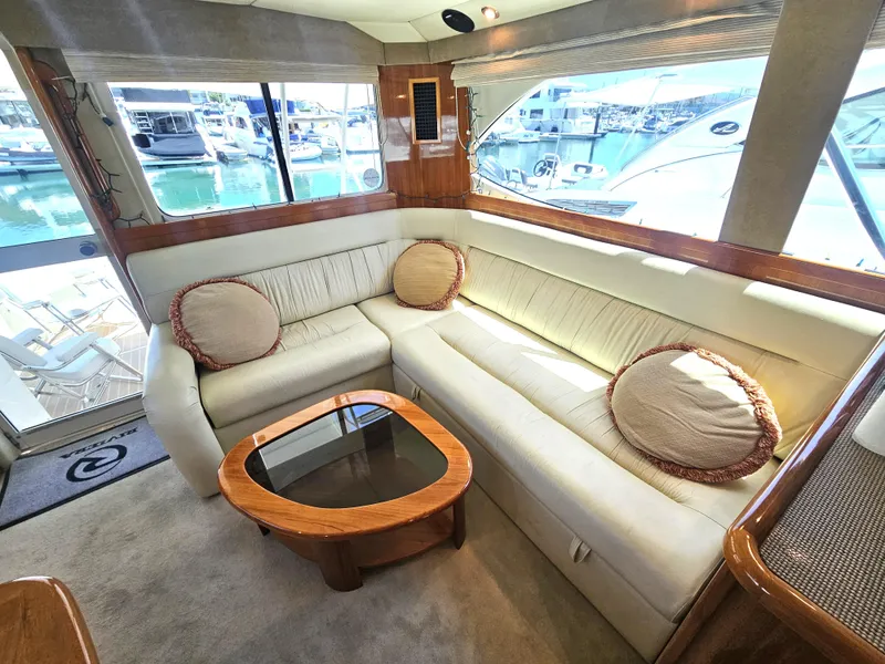 Slide: The Image of Luxurious interior of 2005 Riviera 42 Flybridge yacht. - 34