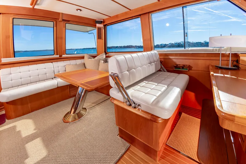 Slide: The Image of Interior of 2005 Grand Banks 49 Eastbay SX yacht. - 21