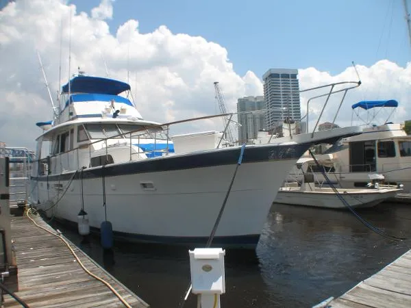 Slide: The Image of Hatteras 58 Yacht Fisherman 1972 - 2