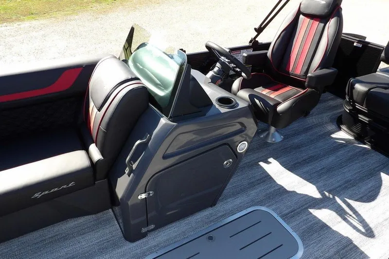 Slide: The Image of 2026 Bennington S Swingback 22 SSB interior with sleek seating and modern console design. - 14