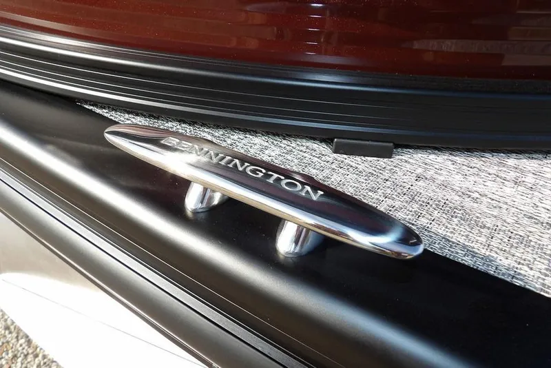 Slide: The Image of Close-up of 2026 Bennington M L-Bench 22 ML boat cleat. - 45