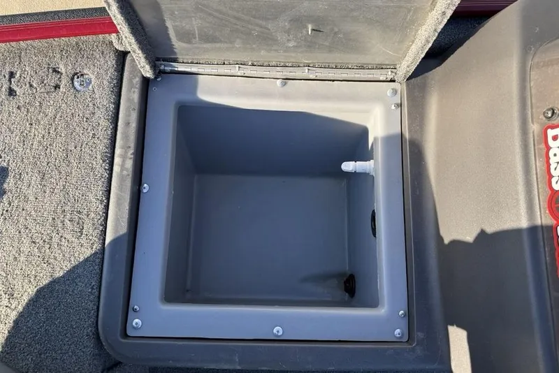Slide: The Image of Open storage compartment in 2021 Tracker Bass Tracker Classic XL boat. - 7