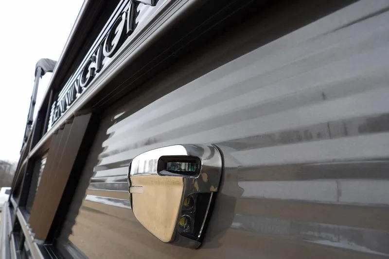 Slide: The Image of Close-up of 2026 Bennington M L-Bench 22 ML boat exterior detail. - 52