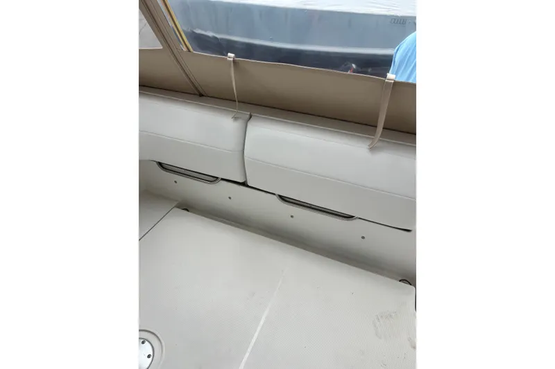 Slide: The Image of Interior seating of 2000 Formula 31 Performance Cruiser boat. - 9