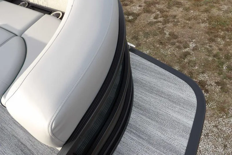 Slide: The Image of 2026 Bennington M Quad Bench 22 MFB with sleek gray seating and textured flooring. - 11