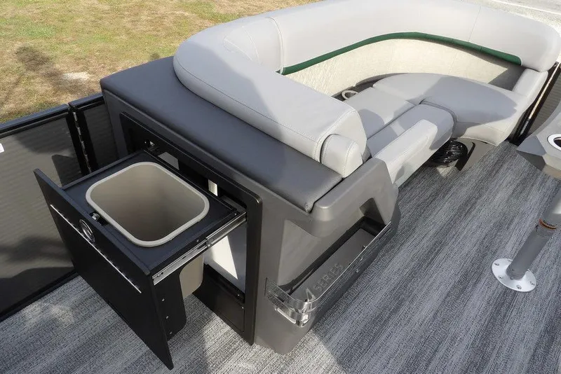 Slide: The Image of 2026 Bennington M Quad Bench 22 MFB with integrated storage and seating. - 15