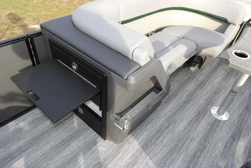 Slide: The Image of 2026 Bennington M Quad Bench 22 MFB with sleek seating and storage features. - 16