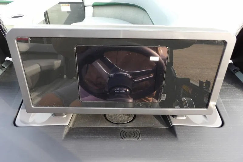Slide: The Image of Touchscreen display in 2026 Bennington M Quad Bench 22 MFB boat dashboard. - 27