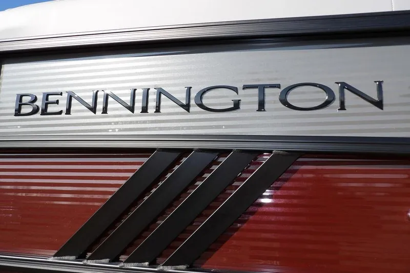 Slide: The Image of Bennington M Quad Bench 22 MFB 2026 model, sleek design with metallic accents. - 47