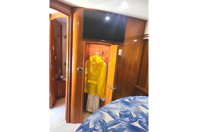 Slide: The Image of VIP STATEROOM CEDAR LINED CLOSET W/NEW FLAT SCREEN TV - 52
