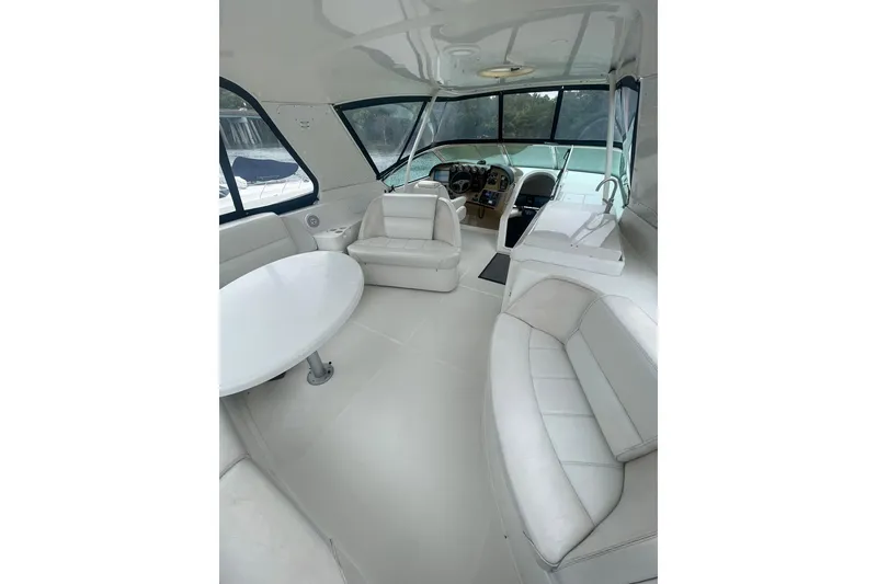 Slide: The Image of FLYBRIDGE SEATING LOOKING FORWARD TO THE HELM AREA - 61