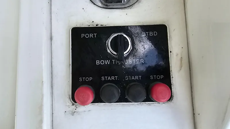 Slide: The Image of Control panel for bow thruster on 2005 Jefferson Marquessa 60 MY yacht. - 23