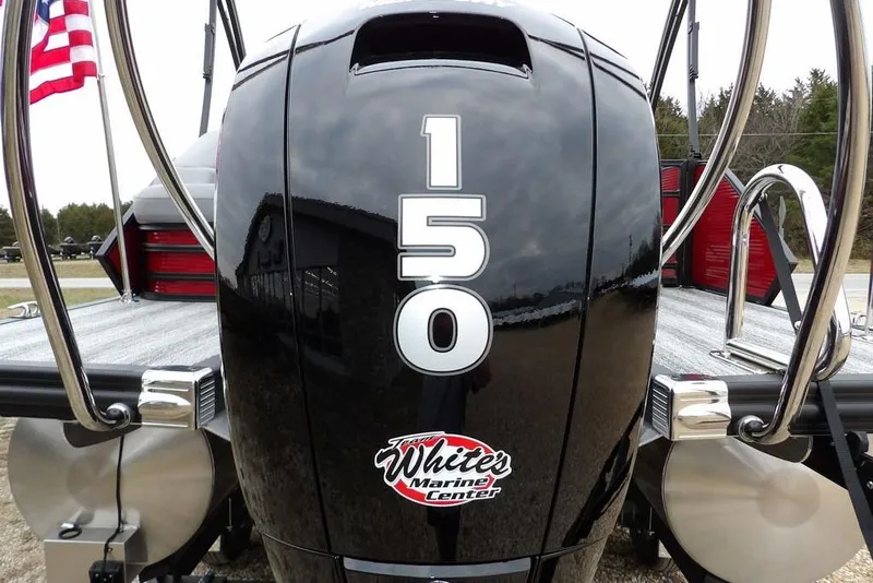 Slide: The Image of 2026 Bennington M Swingback 22 MSB with 150 HP engine at White's Marine Center. - 43