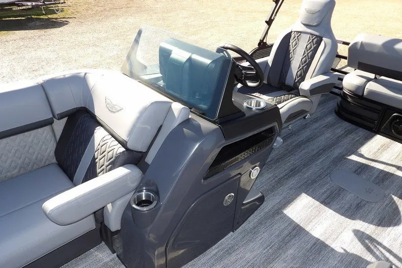 Slide: The Image of 2026 Bennington M Swingback 26 MSB interior with luxurious seating and modern design. - 14