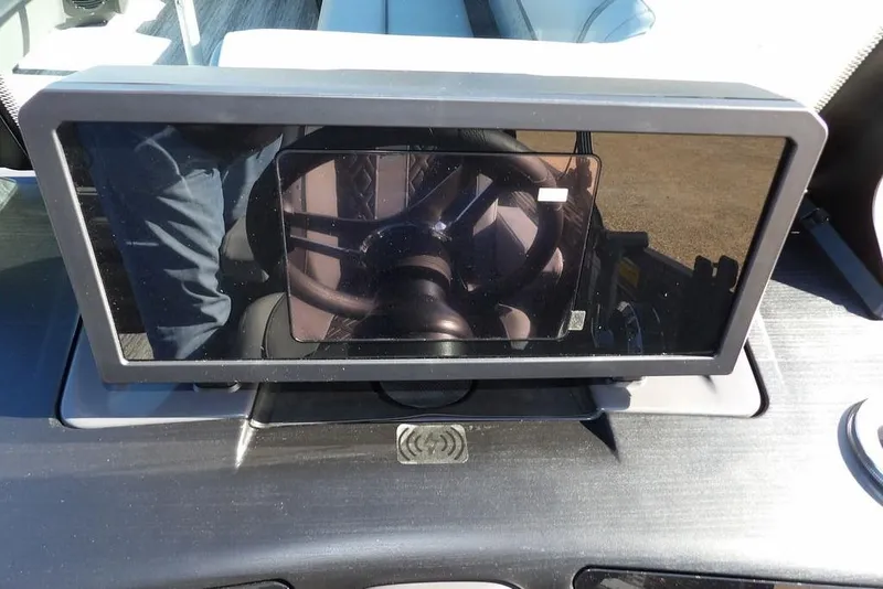 Slide: The Image of Dashboard display of 2026 Bennington M Swingback 26 MSB boat. - 27
