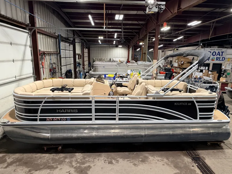 Slide: The Image of Harris 220 Solstice Pontoon 2015 - 4
