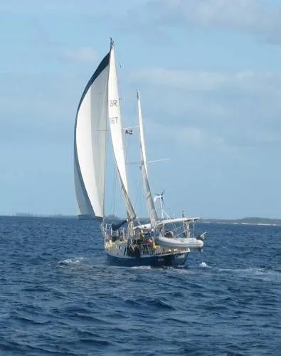 Slide: The Image of Custom Steel Cutter Ketch 42 1984 - 1