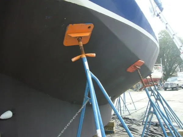 Slide: The Image of Custom Steel Cutter Ketch 42 1984 - 5