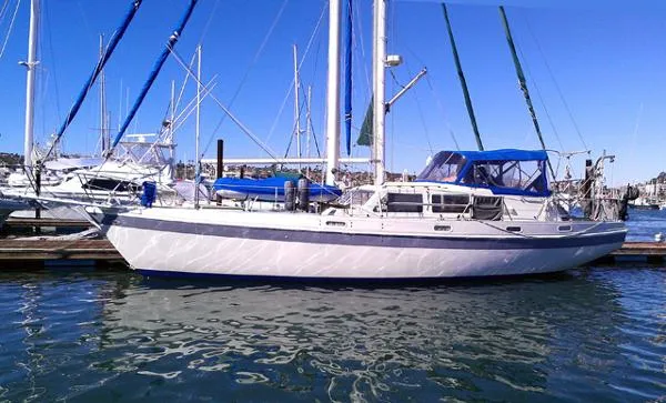 Slide: The Image of Columbia Center Ckpt Motorsailer 45 1973 - 0