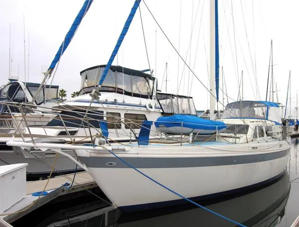 Slide: The Image of Columbia Center Ckpt Motorsailer 45 1973 - 1