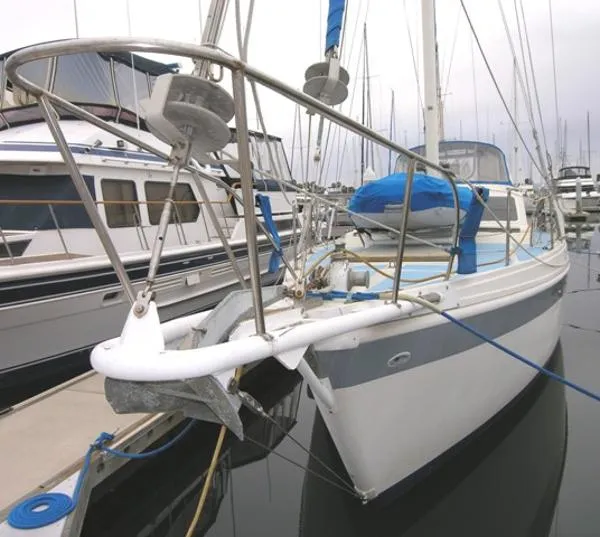 Slide: The Image of Columbia Center Ckpt Motorsailer 45 1973 - 8