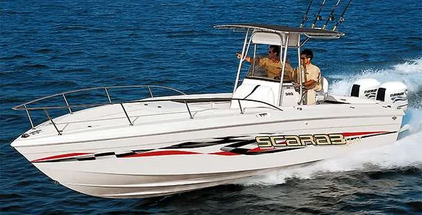 Slide: The Image of Wellcraft Scarab Sport 302 1990 - 1