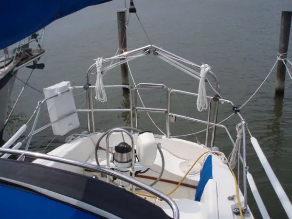 Slide: The Image of Catalina Tall Rig 30 1988 - 8