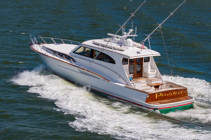 Slide: The Image of 2019 Jarrett Bay 67 Custom Yacht on the water. - 3