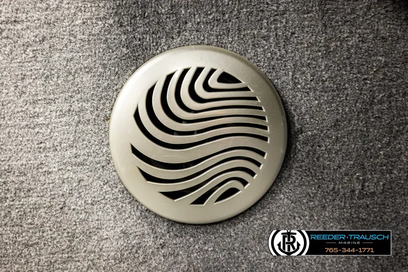 Slide: The Image of Round vent on carpeted surface of 2017 Tracker Pro Guide V-175 Combo boat. - 40