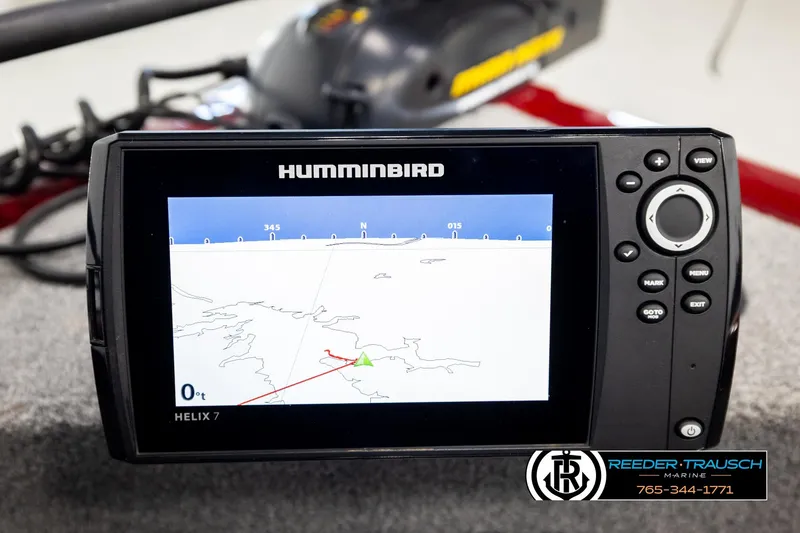 Slide: The Image of Humminbird Helix 7 GPS on 2017 Tracker Pro Guide V-175 Combo boat dashboard. - 45
