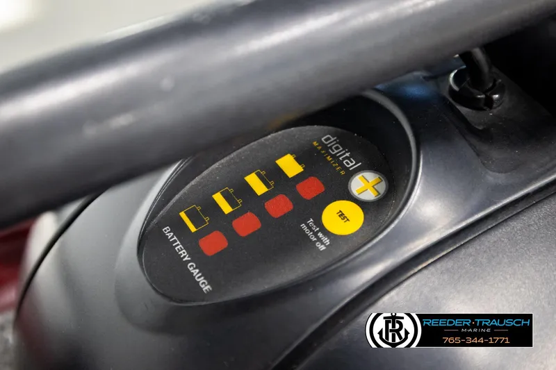 Slide: The Image of Battery gauge on 2017 Tracker Pro Guide V-175 Combo boat dashboard. - 47