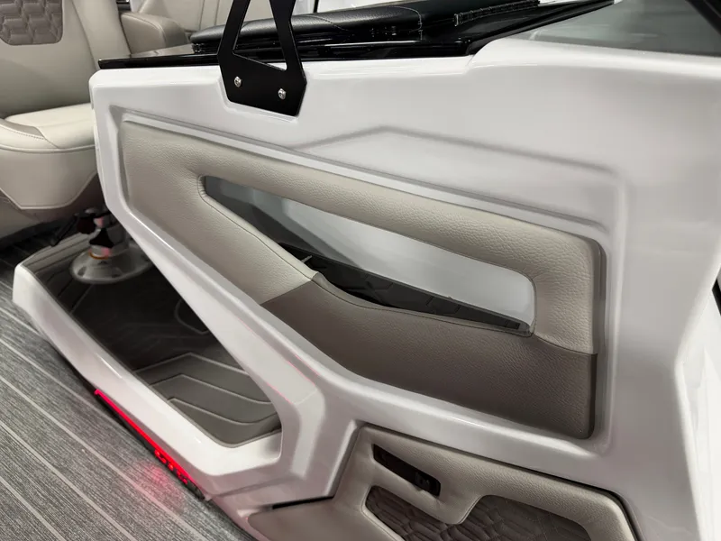 Slide: The Image of Close-up of a modern boat interior with sleek design and high-quality materials. - 42