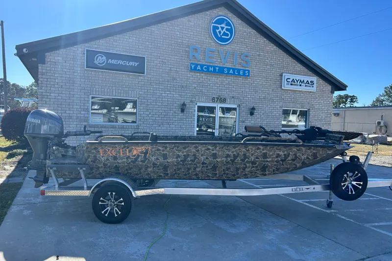 The Image of 2026 Excel 1751 Viper F4 boat on trailer at Revis Yacht Sales. - 1