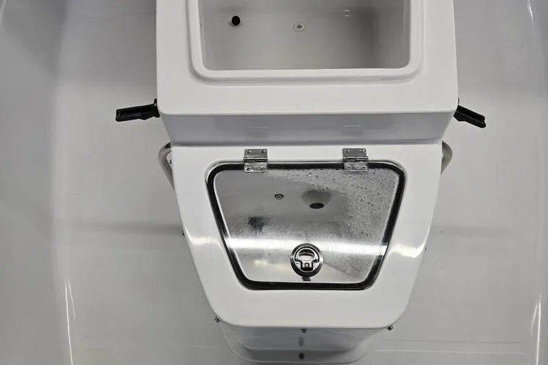 Slide: The Image of 2026 Sea Hunt Ultra 275 Coffin Box, top view of storage compartment. - 7