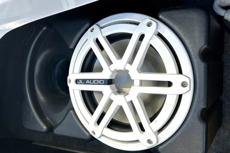 Slide: The Image of JL Audio speaker in 2007 Nautique Super Air Nautique 220 boat. - 46