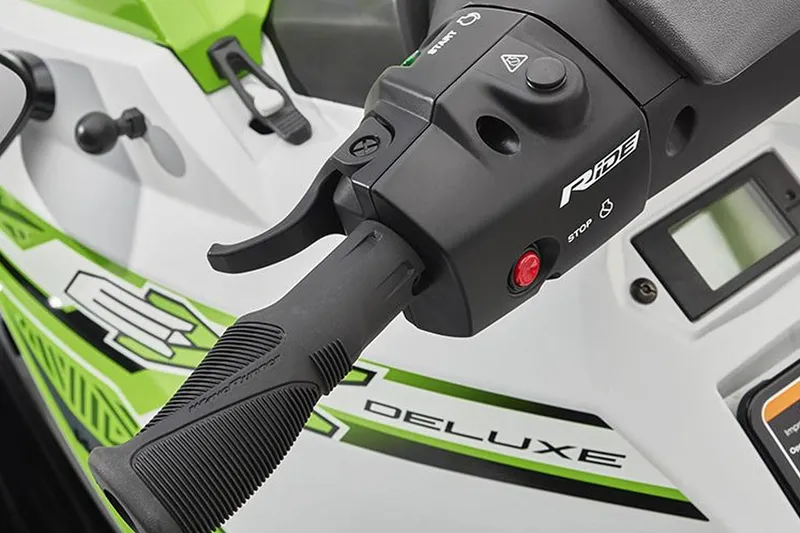 Slide: The Image of 2020 Yamaha WaveRunner EX Deluxe on trailer, showcasing sleek design and branding. - 4