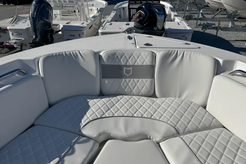 Slide: The Image of Interior of 2026 Sea Fox 228 Traveler boat with sink and storage area. - 17
