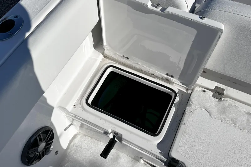 Slide: The Image of 2026 Sea Fox 228 Traveler boat interior with fresh water access. - 20