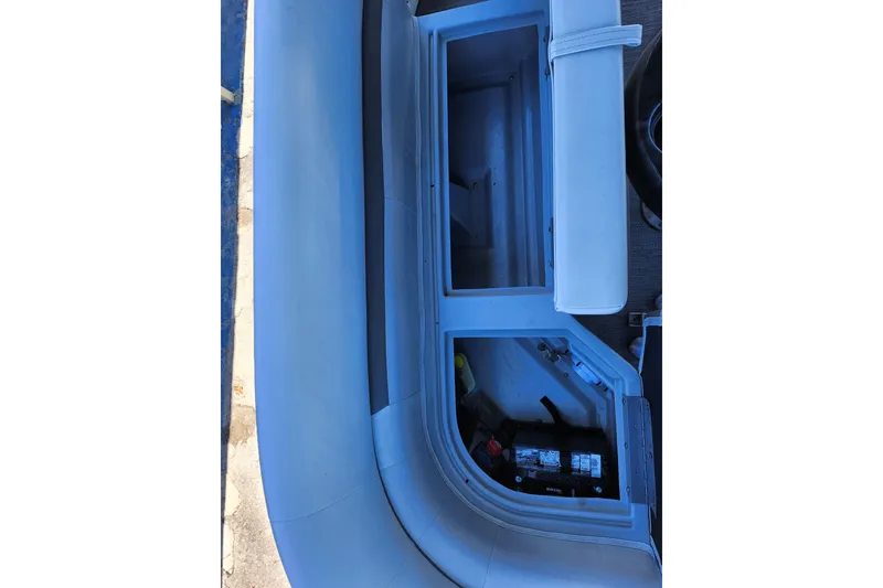 Slide: The Image of 2022 Godfrey Sweetwater 2286 SFL boat interior storage compartments. - 31