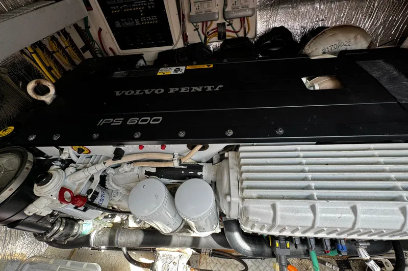 Slide: The Image of Engine room of 2014 Cruisers Yachts 45 Cantius with Volvo Penta IPS 600. - 26