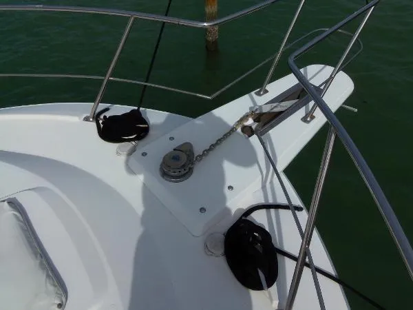 Slide: The Image of Carver Yachts 370 aft cabin with Sundeck 1994 - 8