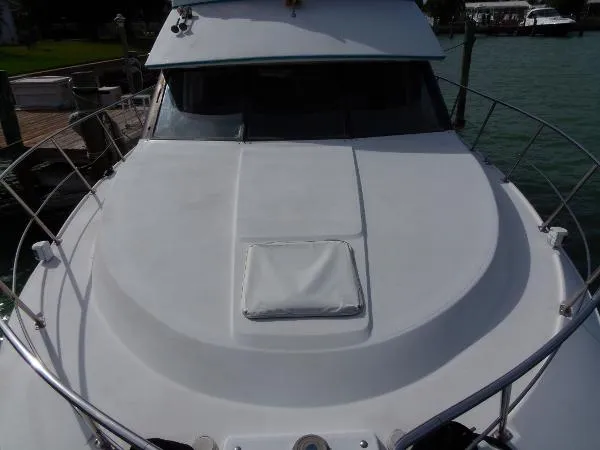 Slide: The Image of Carver Yachts 370 aft cabin with Sundeck 1994 - 9