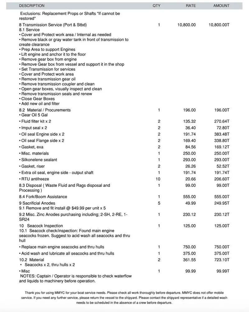 Slide: The Image of Sea Ray 440 Express Bridge 1994 - 26