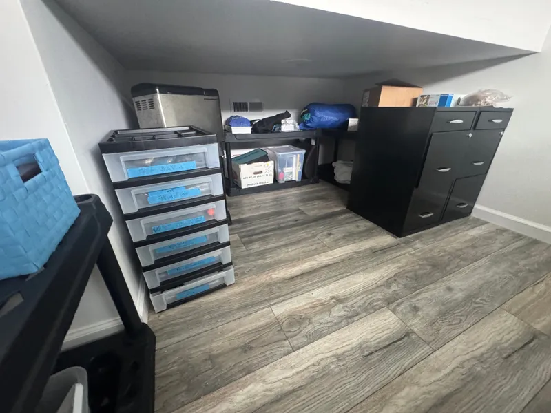 Slide: The Image of Storage area in Harbor Cottage Tiny Boat, 2019 model. - 33