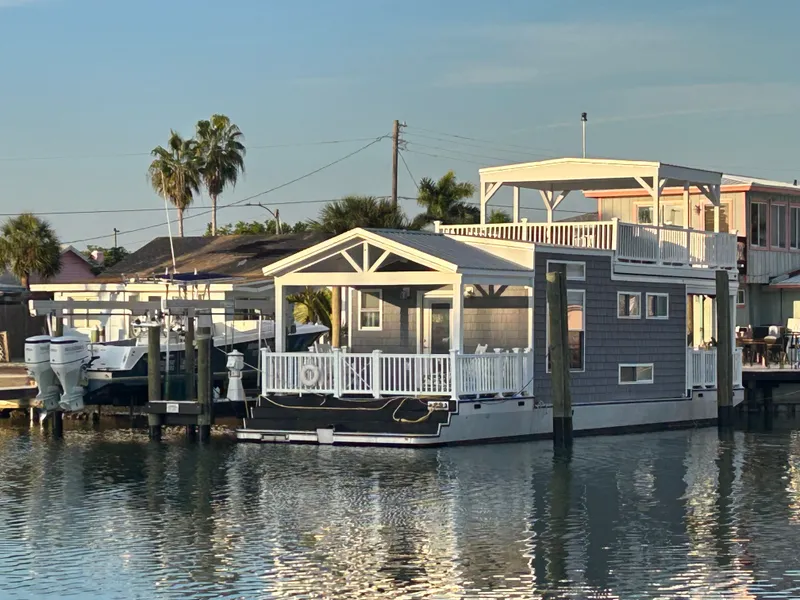 Slide: The Image of Harbor Cottage Cozy Cottage 52' x 16' Tiny Boat 2019 - 6