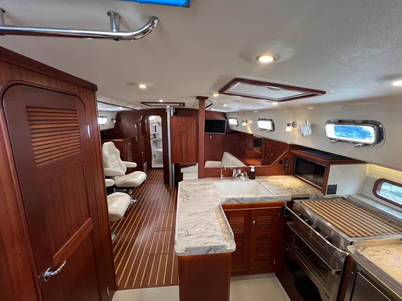 Slide: The Image of Interior of 2023 Island Packet 439 yacht with luxurious amenities. - 21