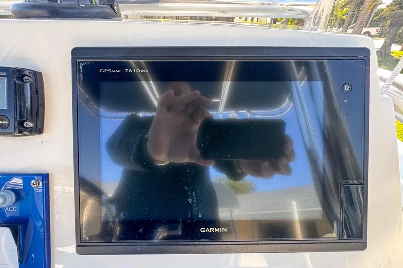 Slide: The Image of Garmin GPSmap 7610xsv on 1972 Cuda Craft Open Fisherman boat dashboard. - 26